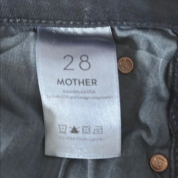 MOTHER Black Skinny Jeans with Stretchy Fit - Picture 4 of 5